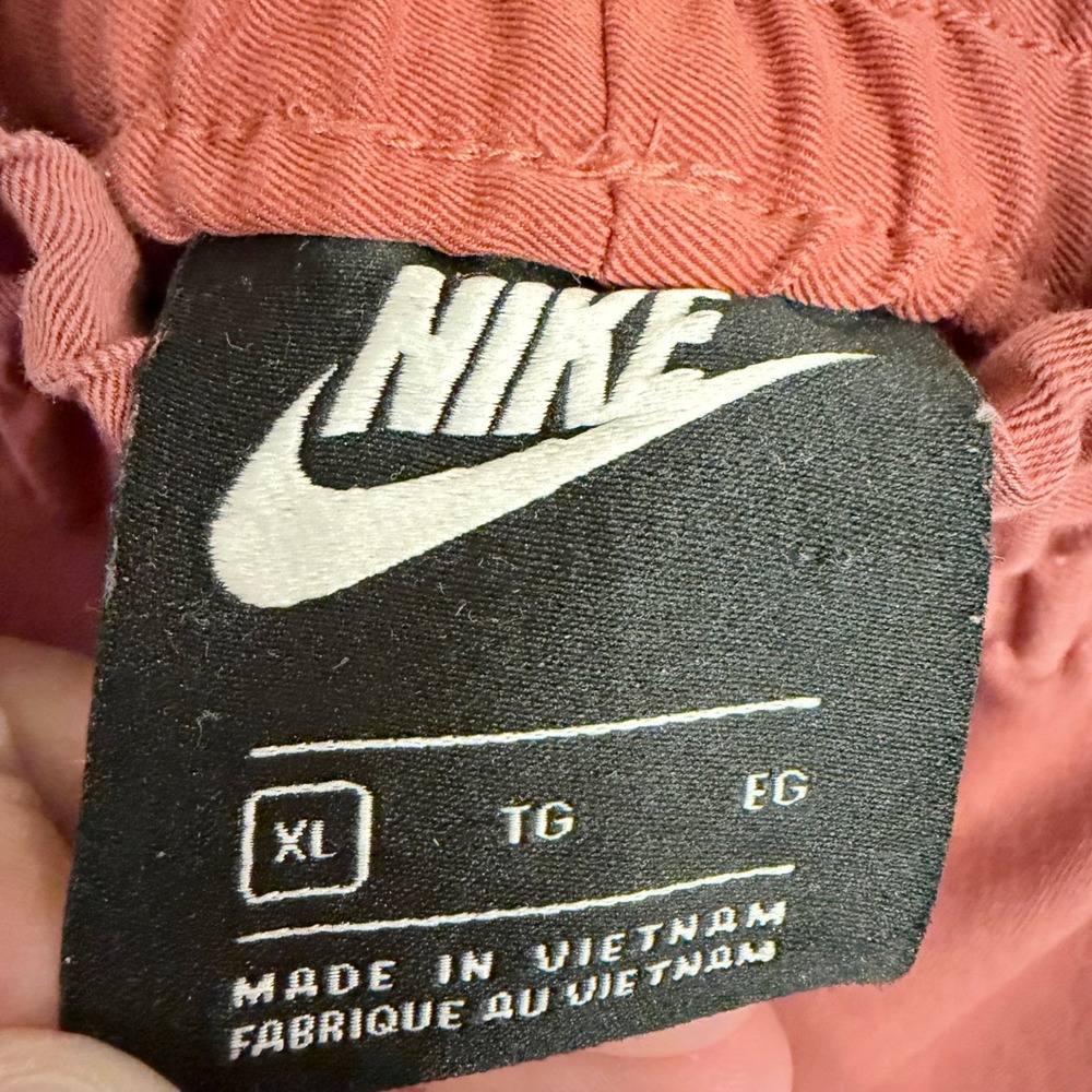Nike Sportswear Essential Woven Joggers Rose Pink High Rise XL - Picture 4 of 9